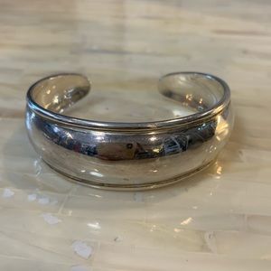 Silpada 925 Sterling Silver Open Rolled Dome Cuff Bracelet - MSRP $149